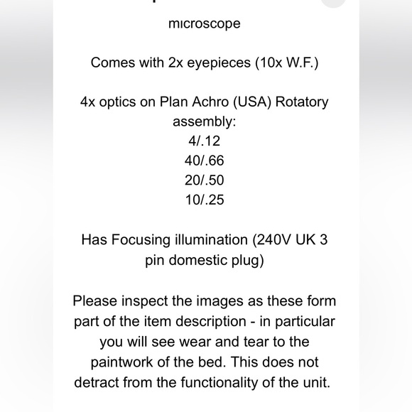 American Optical A.O One-fifty Microscope - Picture 2 of 9
